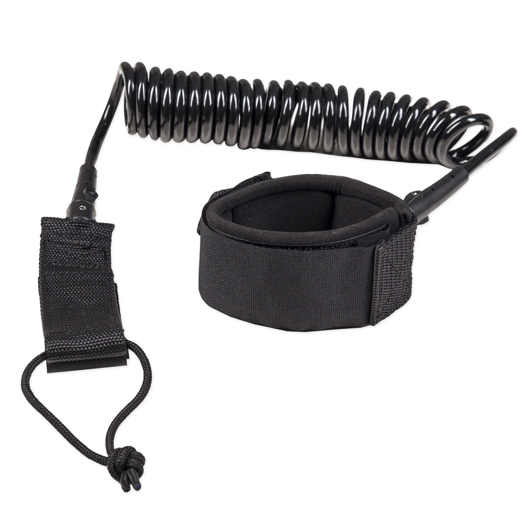 Jargon Coiled Leash - Black - OS